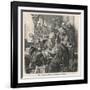 He Confers with Scholars and Clerics : He Is a Great Patron of Learning-null-Framed Art Print