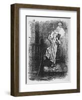 He Could Not Refrain from Shouting in Triumph., C1918-null-Framed Giclee Print