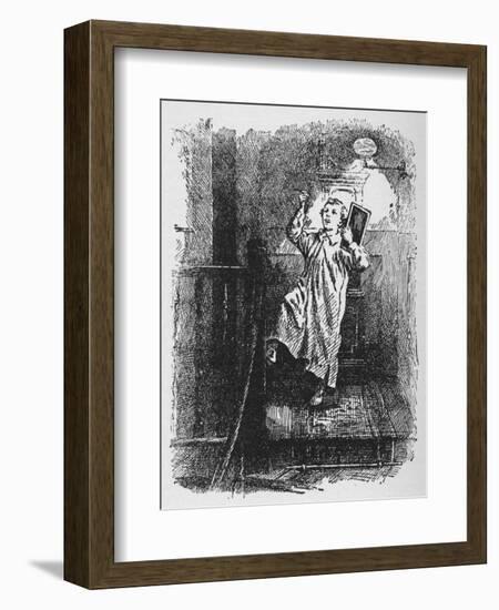 He Could Not Refrain from Shouting in Triumph., C1918-null-Framed Giclee Print