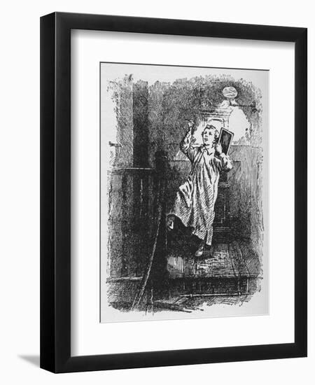 He Could Not Refrain from Shouting in Triumph., C1918-null-Framed Giclee Print