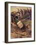 "He Crawled Behind a Cannon and Pale and Paler Grew"-William Henry Charles Groome-Framed Giclee Print