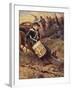 "He Crawled Behind a Cannon and Pale and Paler Grew"-William Henry Charles Groome-Framed Giclee Print