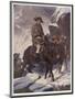 He Crosses the Snow-Covered Saint-Bernard Pass into Italy on Horseback 1800-Paul Hippolyte Delaroche-Mounted Art Print