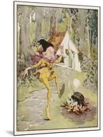 He Dances Gleefully Around a Fire Chanting His Name-Anne Anderson-Mounted Art Print