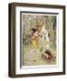 He Dances Gleefully Around a Fire Chanting His Name-Anne Anderson-Framed Art Print