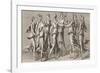 He Dances with His Friends the Nine Muses-Francesco Bartolozzi-Framed Photographic Print