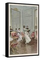 He Dances with Maria Luisa at Compiegne-Lucius Rossi-Framed Stretched Canvas