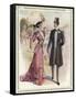 He: Frock Coat Top Hat Grey Trousers Cravat Buttonhole-A. Ferro-Framed Stretched Canvas