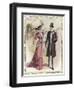 He: Frock Coat Top Hat Grey Trousers Cravat Buttonhole-A. Ferro-Framed Art Print