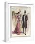 He: Frock Coat Top Hat Grey Trousers Cravat Buttonhole-A. Ferro-Framed Art Print