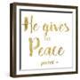 He Gives-Taylor Greene-Framed Art Print