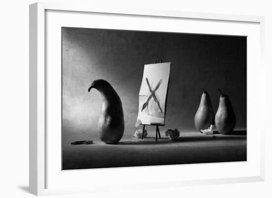 He Has a Painter's Block...-Victoria Ivanova-Framed Photographic Print