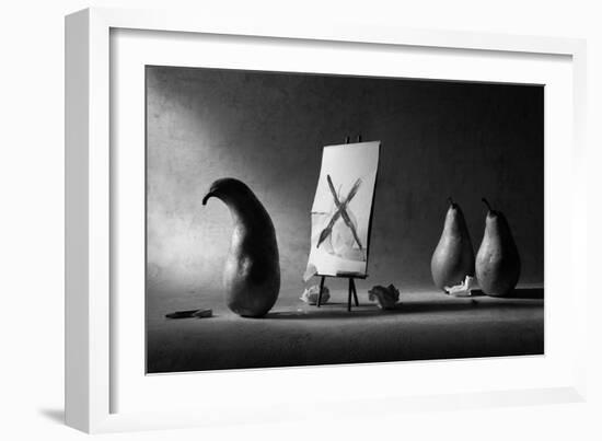 He Has a Painter's Block...-Victoria Ivanova-Framed Photographic Print