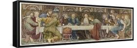 He Has Supper for the Last Time with His Disciples-null-Framed Stretched Canvas