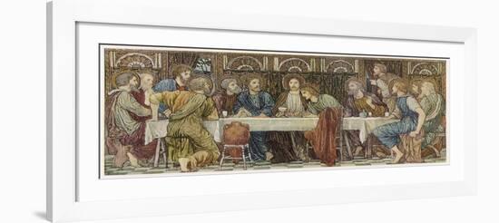 He Has Supper for the Last Time with His Disciples-null-Framed Art Print