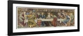 He Has Supper for the Last Time with His Disciples-null-Framed Art Print