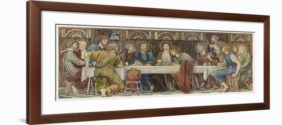 He Has Supper for the Last Time with His Disciples-null-Framed Art Print