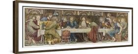 He Has Supper for the Last Time with His Disciples-null-Framed Premium Giclee Print