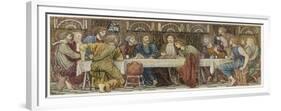 He Has Supper for the Last Time with His Disciples-null-Framed Premium Giclee Print