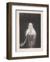 He Held the Seven Stars in His Right Hand...' from the Series 'Apocalypse De Saint-Jean', 1899-Odilon Redon-Framed Giclee Print