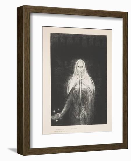 He Held the Seven Stars in His Right Hand...' from the Series 'Apocalypse De Saint-Jean', 1899-Odilon Redon-Framed Giclee Print