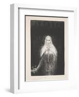 He Held the Seven Stars in His Right Hand...' from the Series 'Apocalypse De Saint-Jean', 1899-Odilon Redon-Framed Giclee Print