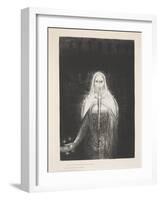 He Held the Seven Stars in His Right Hand...' from the Series 'Apocalypse De Saint-Jean', 1899-Odilon Redon-Framed Giclee Print