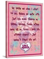 He Hold Me When I Start to Cry-Cathy Cute-Stretched Canvas