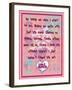 He Hold Me When I Start to Cry-Cathy Cute-Framed Giclee Print