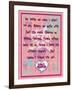 He Hold Me When I Start to Cry-Cathy Cute-Framed Giclee Print