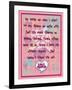 He Hold Me When I Start to Cry-Cathy Cute-Framed Giclee Print