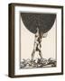 He Holds up the Sky-Carlegle-Framed Art Print