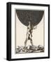 He Holds up the Sky-Carlegle-Framed Art Print