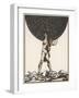 He Holds up the Sky-Carlegle-Framed Art Print