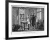 He Inspects the First Sheet of His Bible-null-Framed Photographic Print