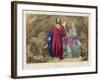 He is Cast into a Cellar Full of Lions But an Angel Persuades Them Not to Eat Him-null-Framed Art Print