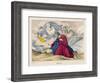 He is Disgorged by the Whale and is Instructed by God What He Should Do Next-null-Framed Art Print