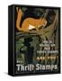 He is Piling Up His Thrift Stamps - Are You?-null-Framed Stretched Canvas