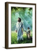 He Leadeth Me-Spencer Williams-Framed Giclee Print