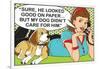 He Looked Good on Paper-Dog is Good-Framed Art Print