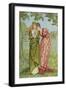 He Loves Me, He Loves Me Not-Walter Crane and Kate Greenaway-Framed Giclee Print