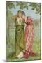 He Loves Me, He Loves Me Not-Walter Crane and Kate Greenaway-Mounted Giclee Print