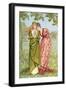 He Loves Me, He Loves Me Not-Walter Crane-Framed Giclee Print