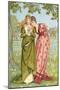 He Loves Me, He Loves Me Not-Walter Crane-Mounted Giclee Print