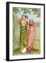 He Loves Me, He Loves Me Not-Walter Crane-Framed Giclee Print