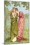 He Loves Me, He Loves Me Not-Walter Crane-Mounted Giclee Print
