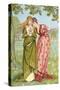 He Loves Me, He Loves Me Not-Walter Crane-Stretched Canvas