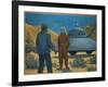 He Meets Orthon, a Venusian, at Desert Center, California-Michael Buhler-Framed Art Print