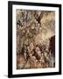 'He Played Until the Room Was Entirely Filled with Gnomes', Pub. 1917-Arthur Rackham-Framed Giclee Print