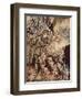 'He Played Until the Room Was Entirely Filled with Gnomes', Pub. 1917-Arthur Rackham-Framed Premium Giclee Print